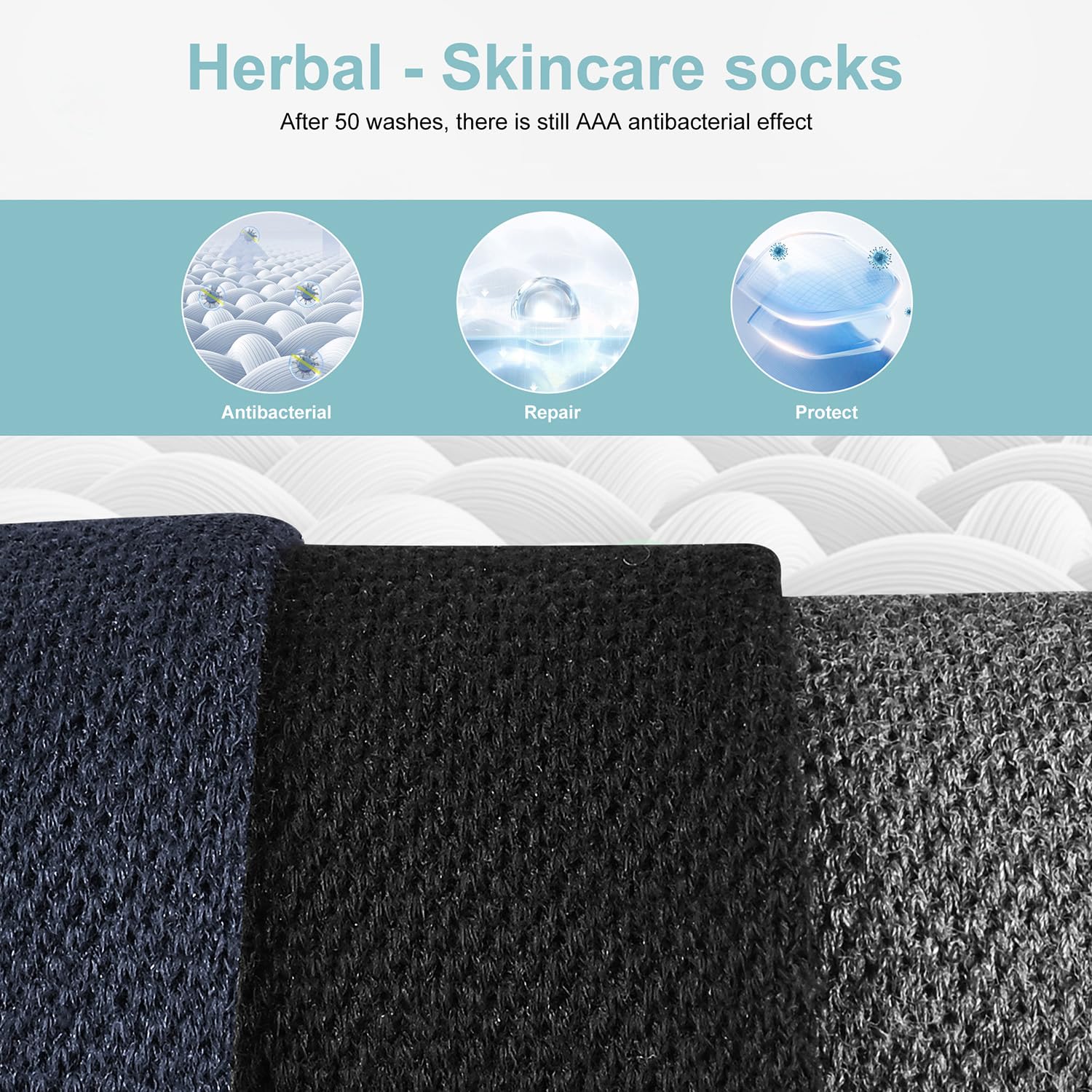 Gogogoal 6-paia Calzini da quarto in cotone Uomo Donna, antiodore traspiranti, Leggero crew Calze corsa commercio casual lavoro 36-42 43-49 Primavera Estate Autunno