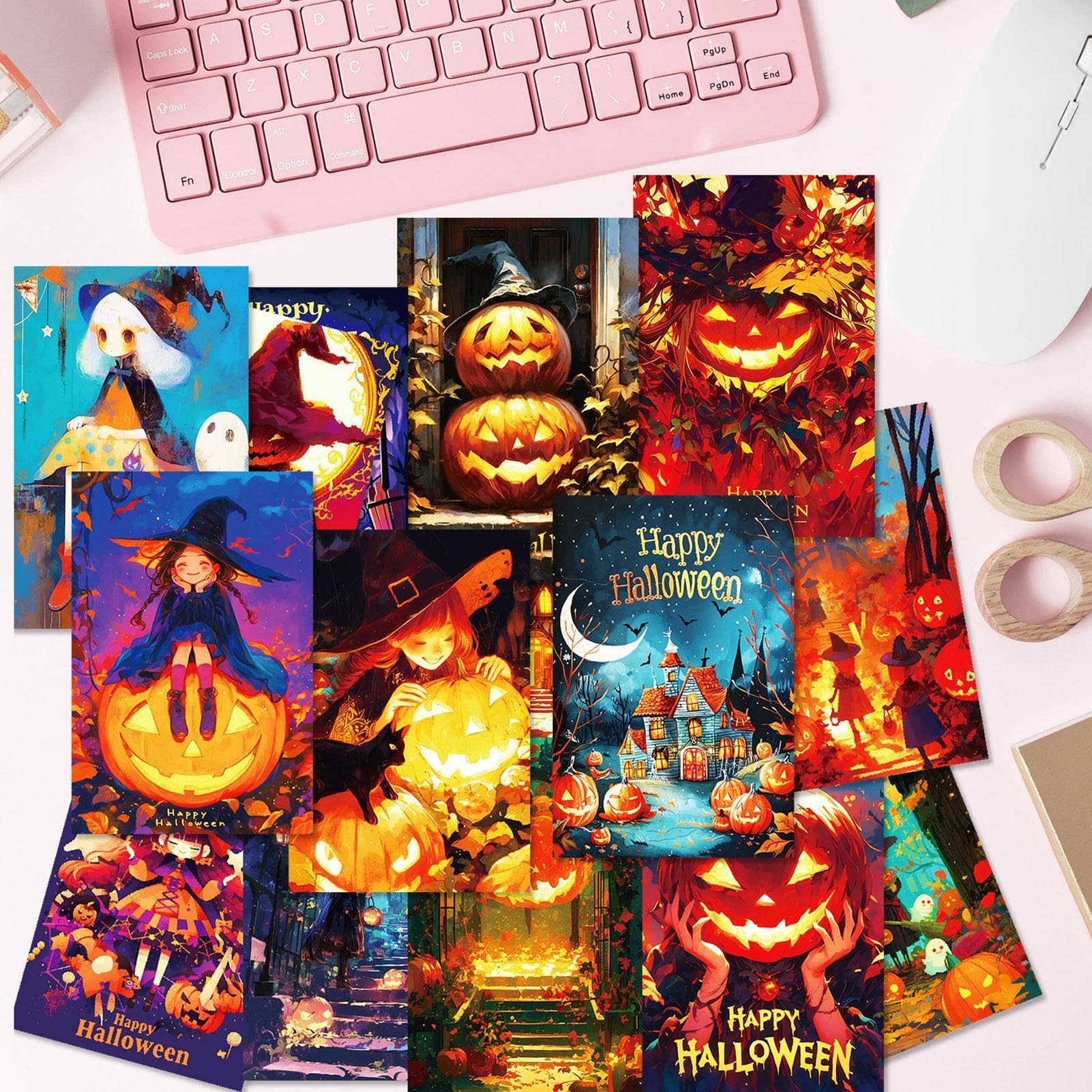 Amazon | ハロウィンカード、ハロウィンポストカード | ビスタプリント