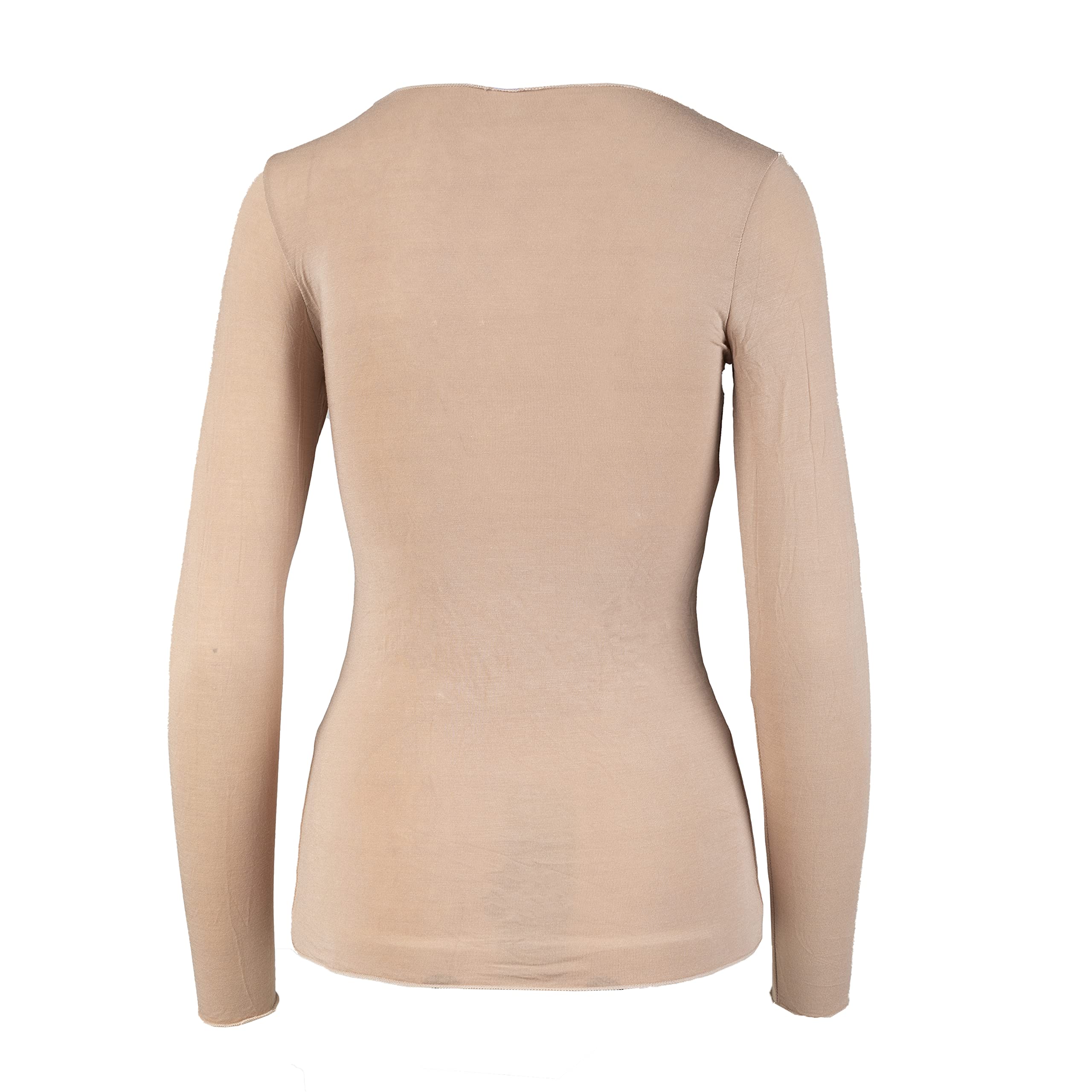 Ciocca Pura Maglia Donna con Cashmere Manica Lunga Pizzo Intimo Canottiera Elegante Calda
