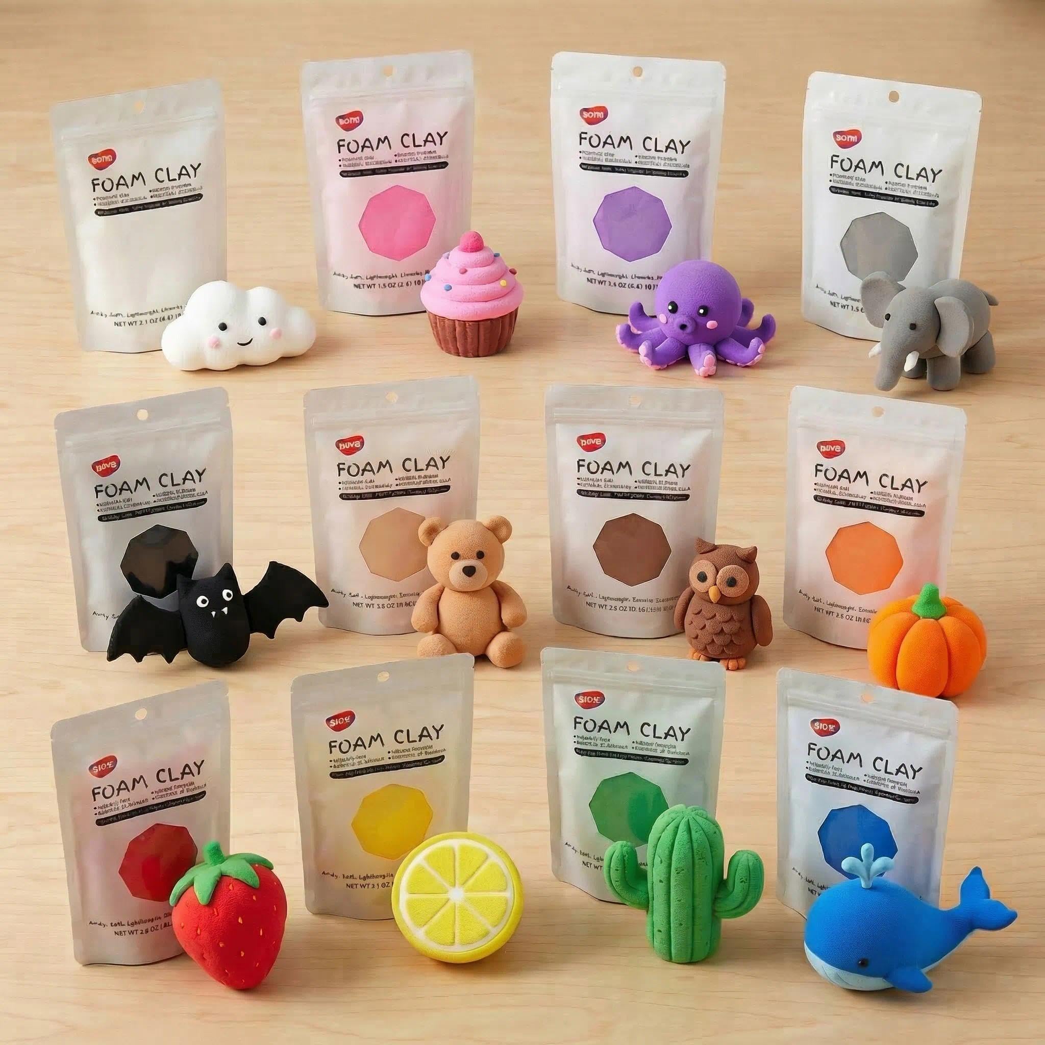 Hey Clay interactieve boetseerkleiset - alien - Muzon - Kinder Wonderland