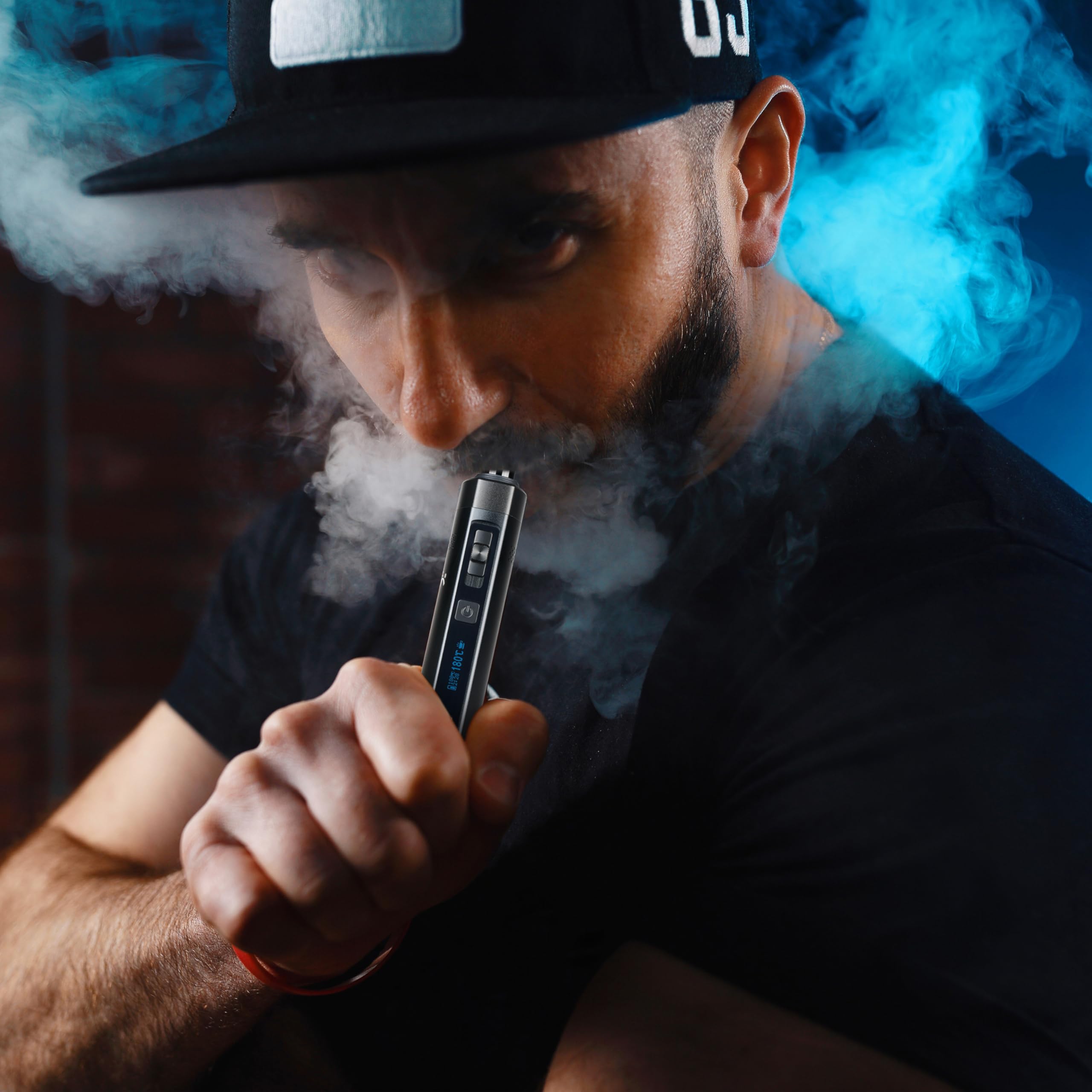 Vaporizzatore Wolke V2, Dry Herb Vaporizer Batteria sostituibile da 3200 mah, display OLED Controllo della temperatura continuo - Vaporizza erbe, resine, oli