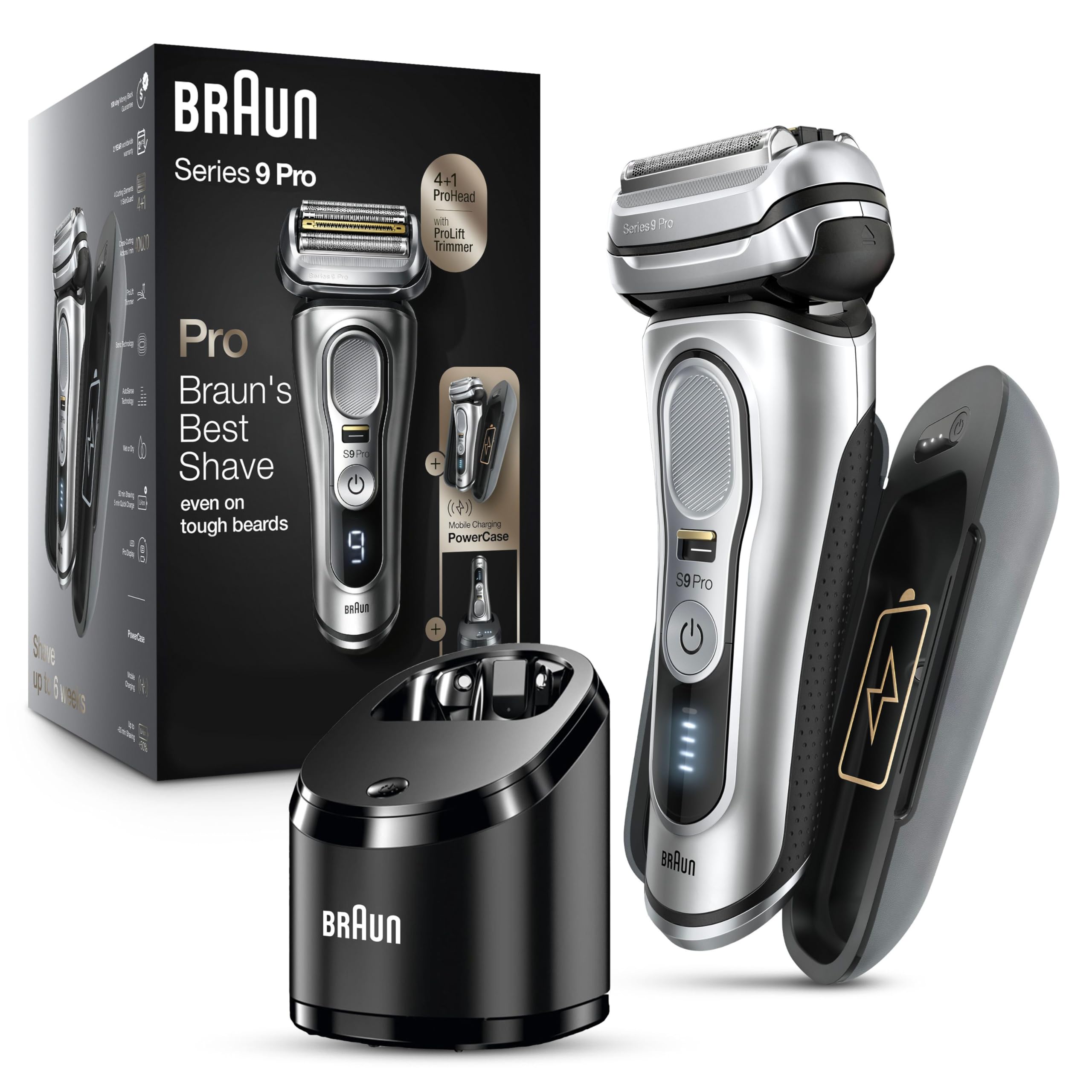 脱毛・除毛 BRAUN Series9 Pro Braun Series 9 Pro 9477cc Wet & Dry Electric Razor for Men
