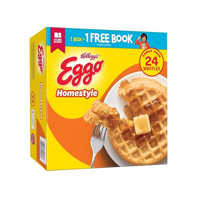 Eggo Frozen Waffles, Frozen Breakfast, Toaster Waffles