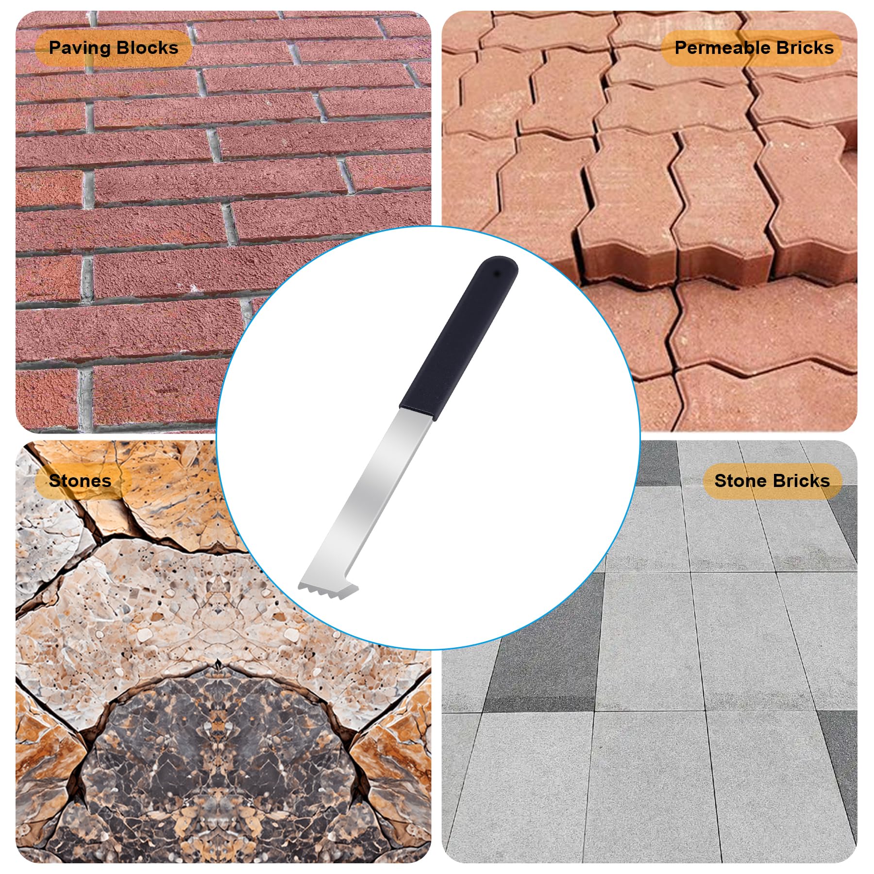 Paver Ideas That Are Defining 2026 1 Zadery 2PCS Paver Puller Extractor, 9 inch Carbon Steel Paver Removal Tool for G — product photo