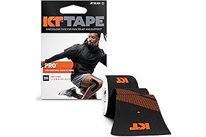 KT Tape Sports Kinesiology Tape - 10' Precut Strips – 20 Count