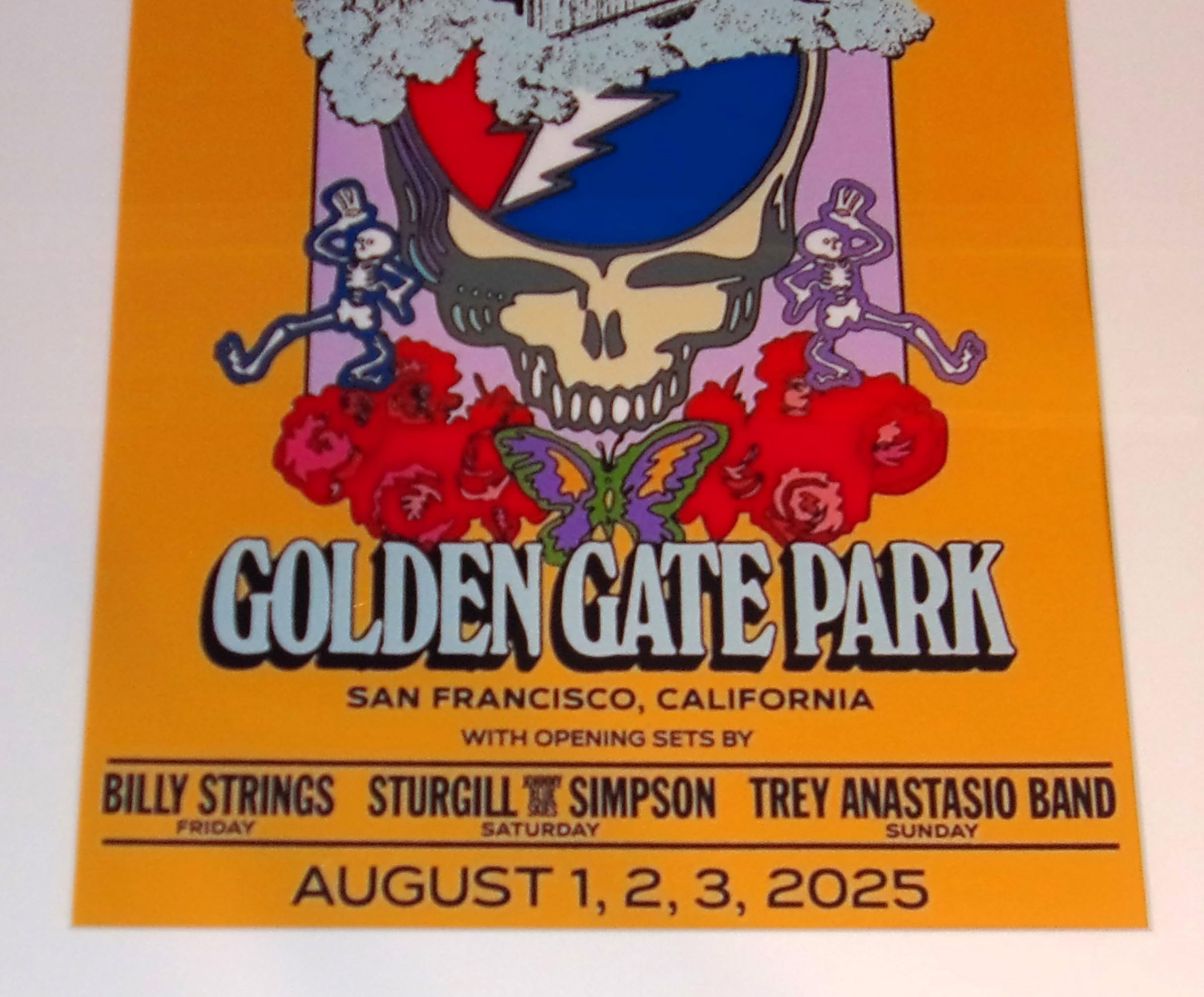 Amazon.com: FRAMED Grateful Dead 2025 San Francisco 60th