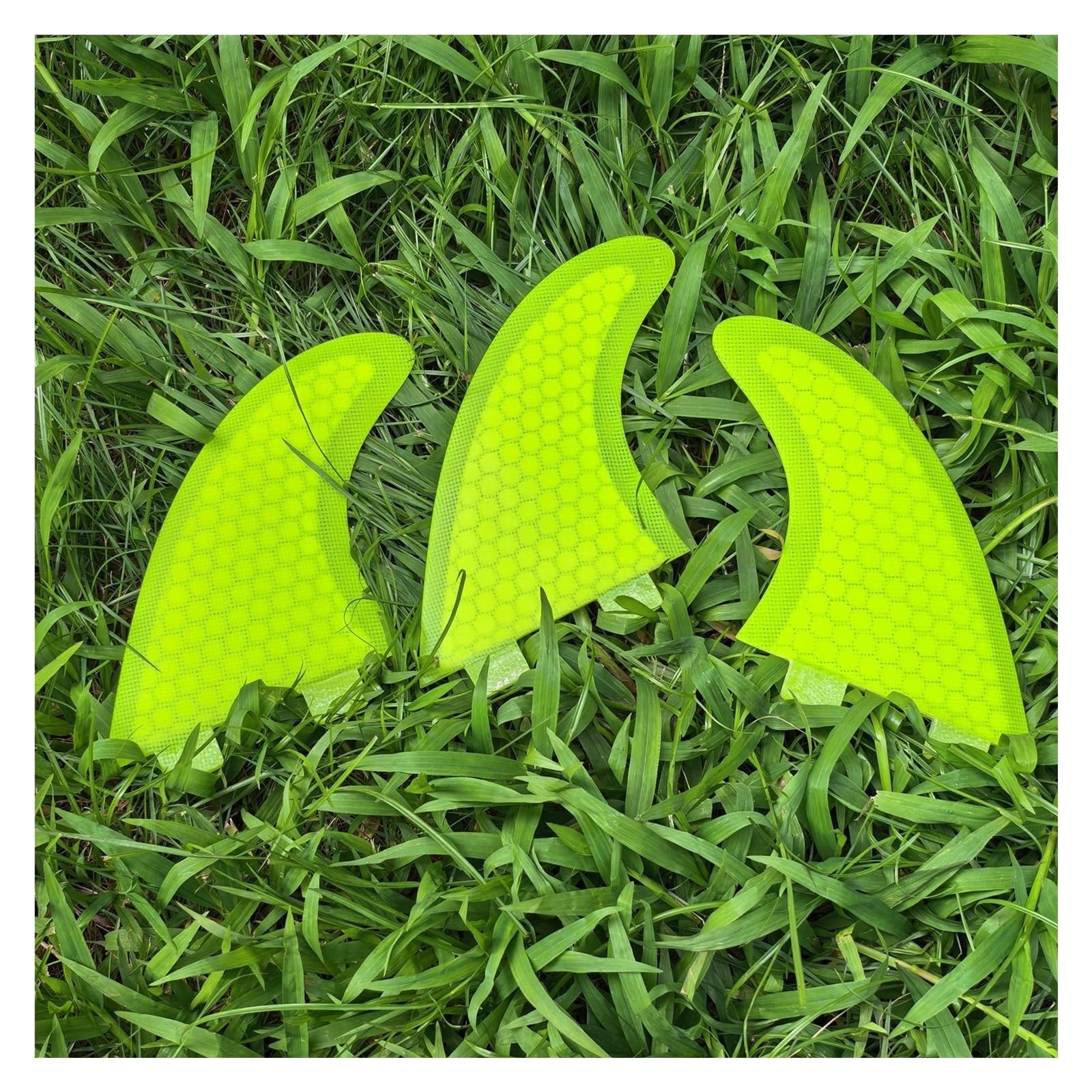Mkhqst Yellow Surfboard Fin G3/G5/G7 Surfboard Fin 3-Fins Wakeboard Windsurf Fins Weakness Honeycomb Fibreglass Quillas Surf