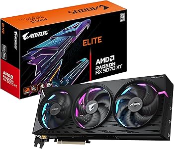 Amazon | Gigabyte AORUS Radeon RX 9070 XT ELITE 16G グラフィック