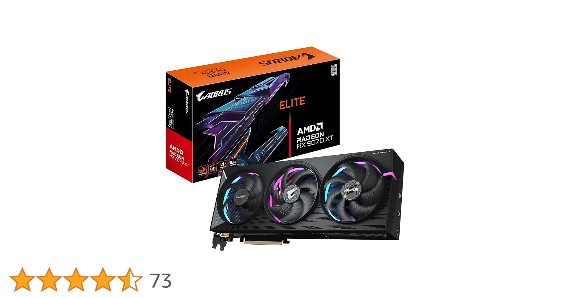 グラフィックボード・グラボ・ビデオカード GIGABYTE AORUS Radeon RX 9070XT ELITE 418pzrRzSZL.jpg