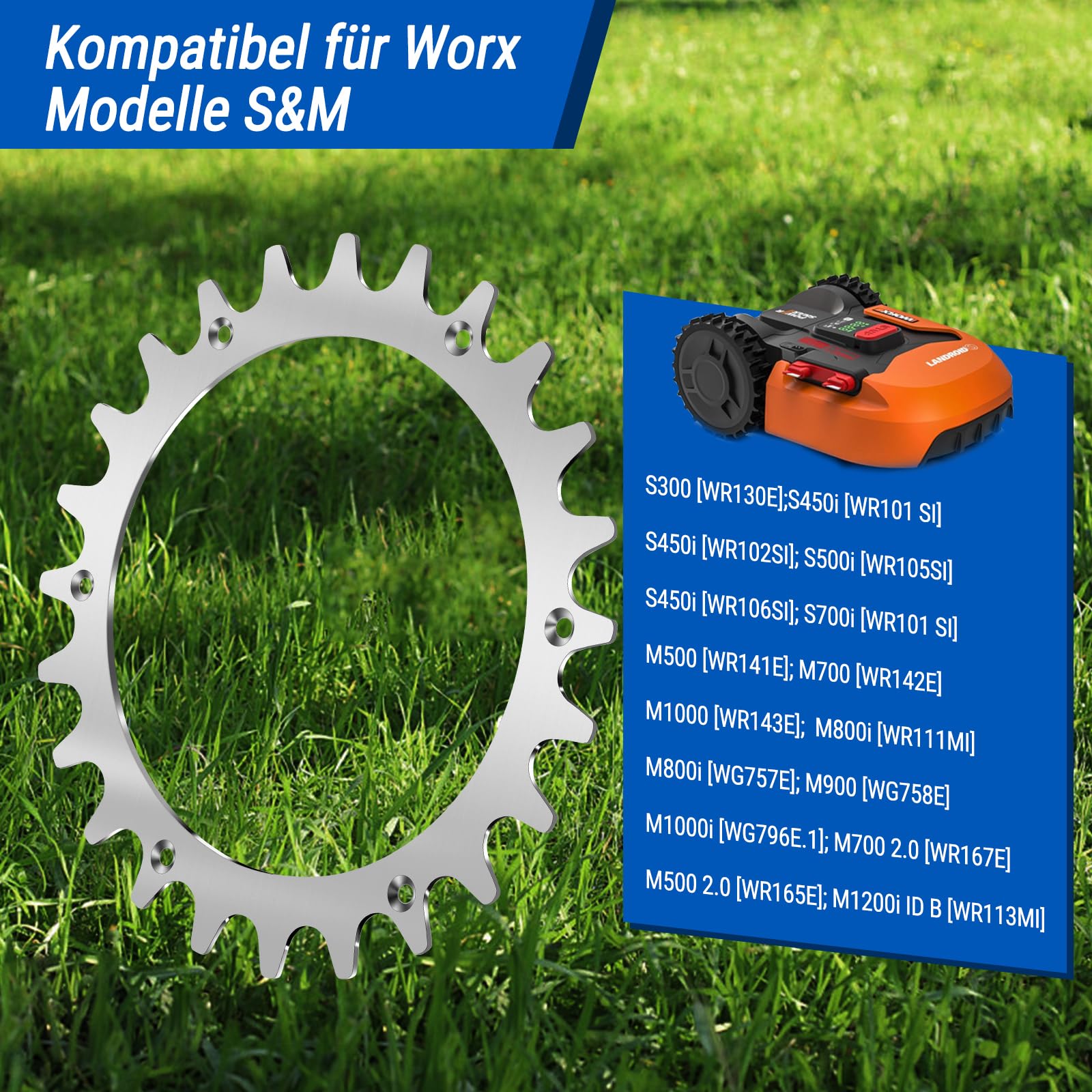 Tosaerba Robot Punte Per Tosaerba Worx Landroid Modello S/M - Foto 4