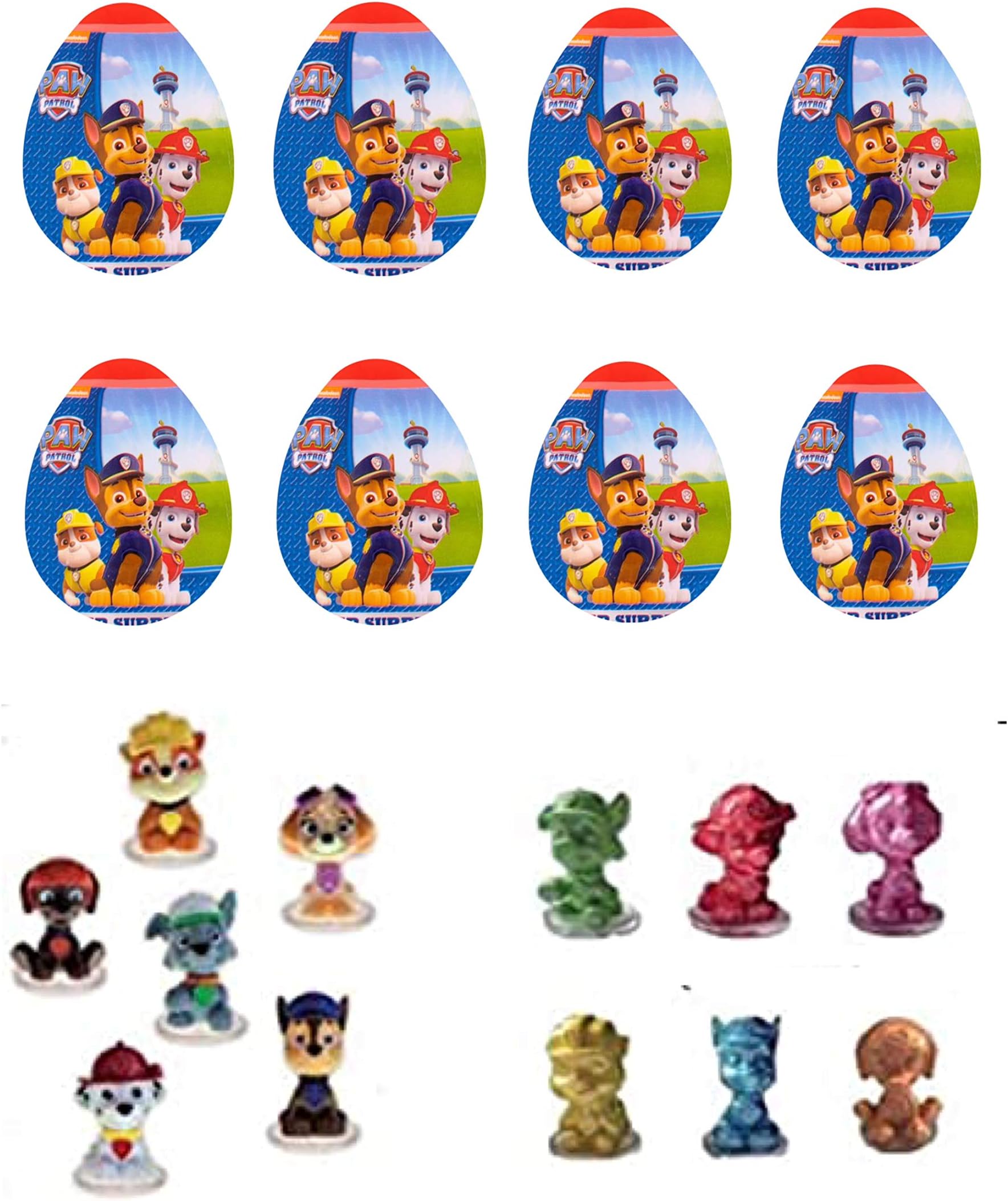 Paw Patrol Super Surprise Eggs x8