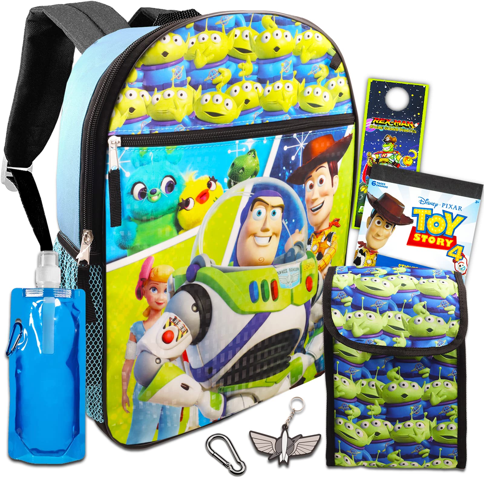 Buy Toy Story Backpack with Lunch Box Set Buzz Lightyear Backpack for
