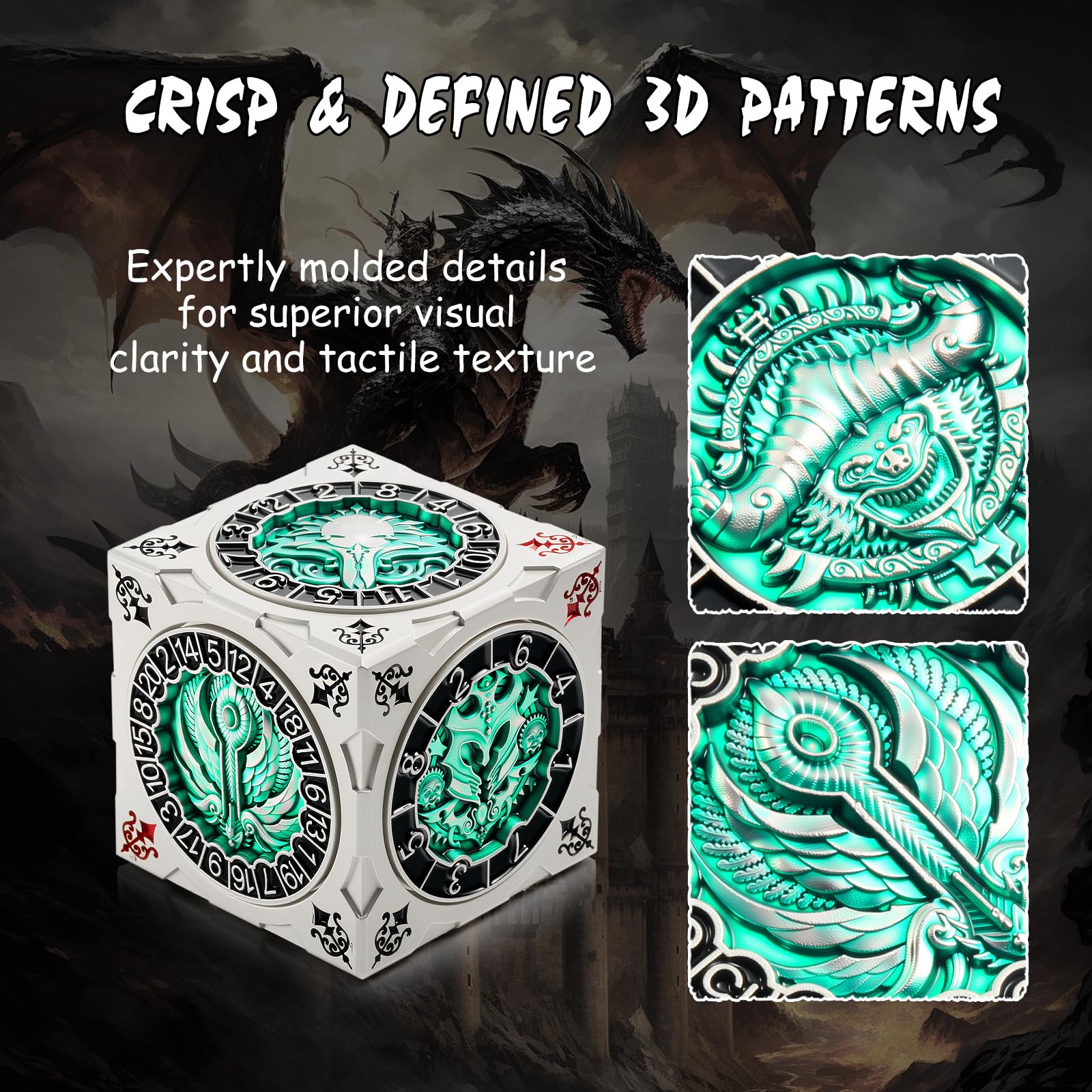DNDND Multi-Functional Spinner Dice Cube - Image 2