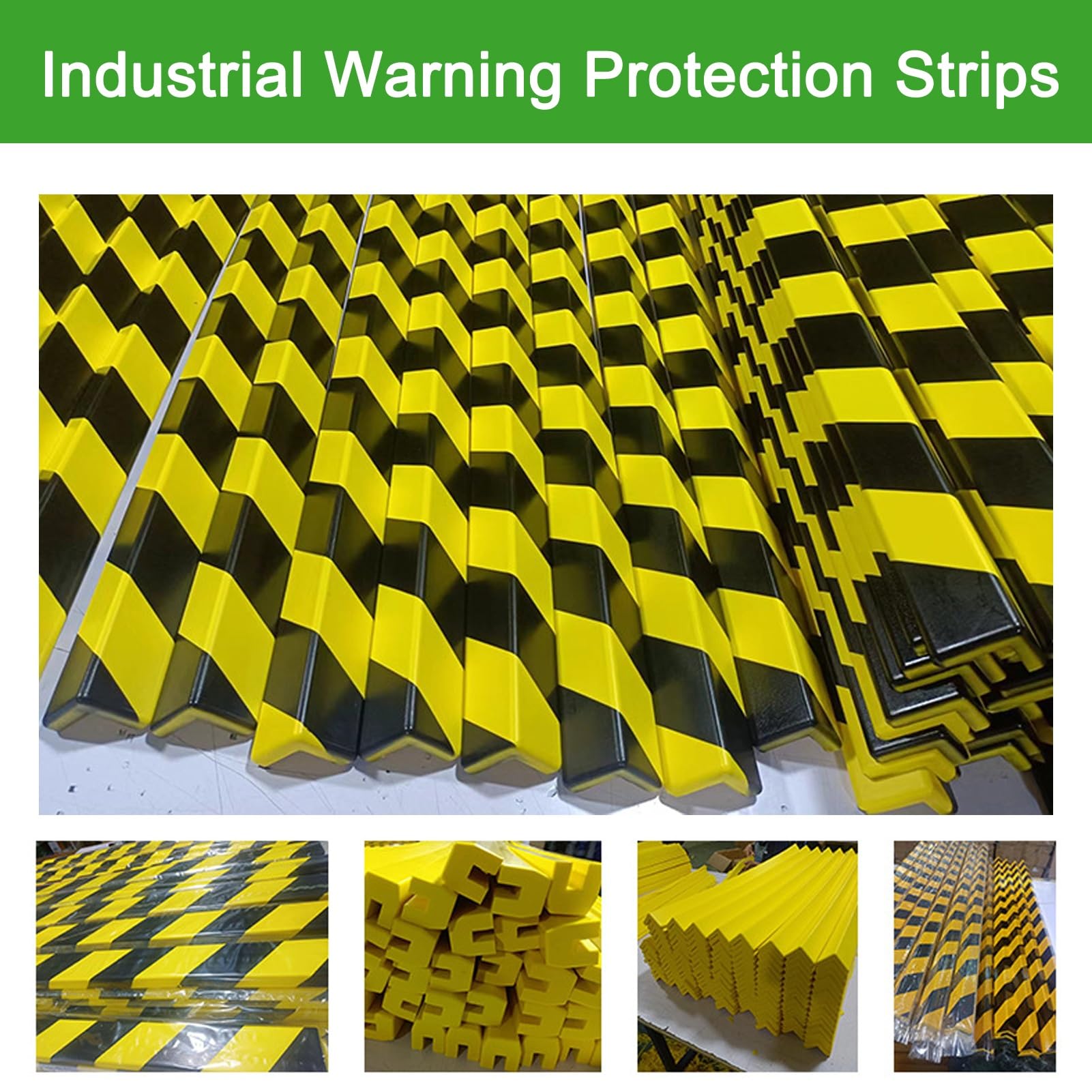 Protector de borde de espuma de 39 pulgadas, protectores de esquina autoadhesivos en forma de U, paquete de 30 parachoques de seguridad industrial para protección contra impactos