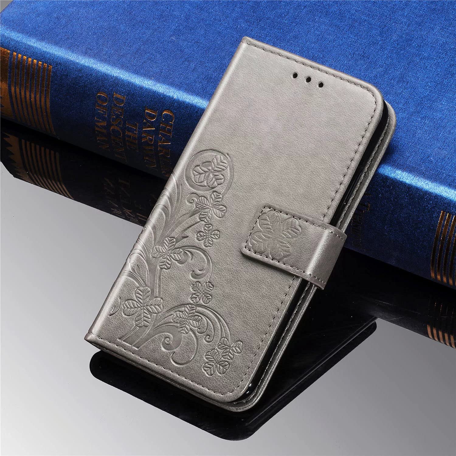 TingYR Cover per Motorola Moto G42, Flip Custodia Carte di Credito