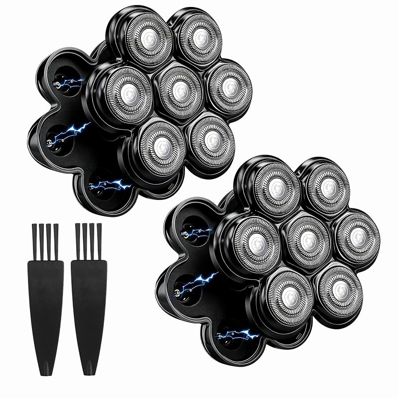 Cabeça de reposição 7D flutuante para barbeador AIJALY, compatível com Shpavver&Wyklaus/Cyruzi