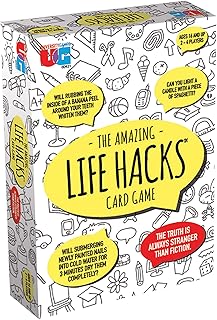 University Games, The Amazing Life Hacks Card Game, Perfect for 2 to 4 Players Ages 16 and Up