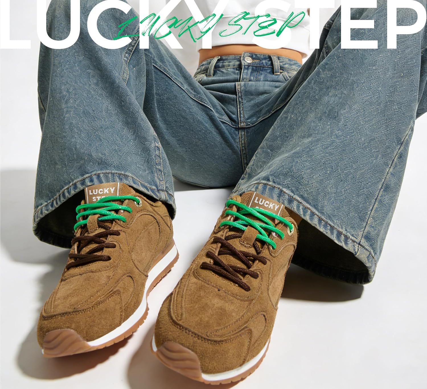 LUCKY STEP Women's Retro Fashion Sneakers - Non Slip Casual Athletic Shoes - Trendy Classic Comfortable Tennis Sneaker