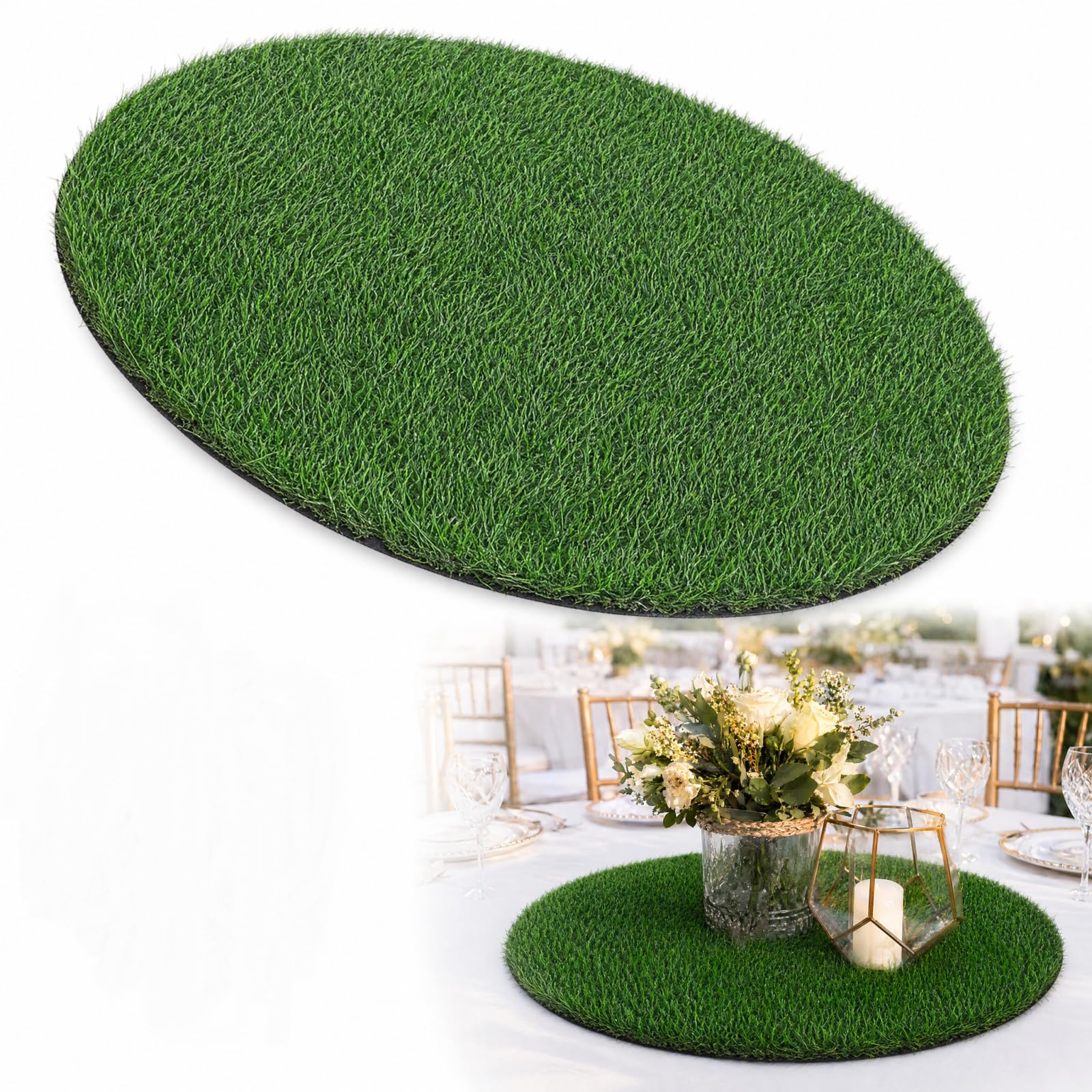 Tapis de gazon artificiel moelleux pour terrasses et porches