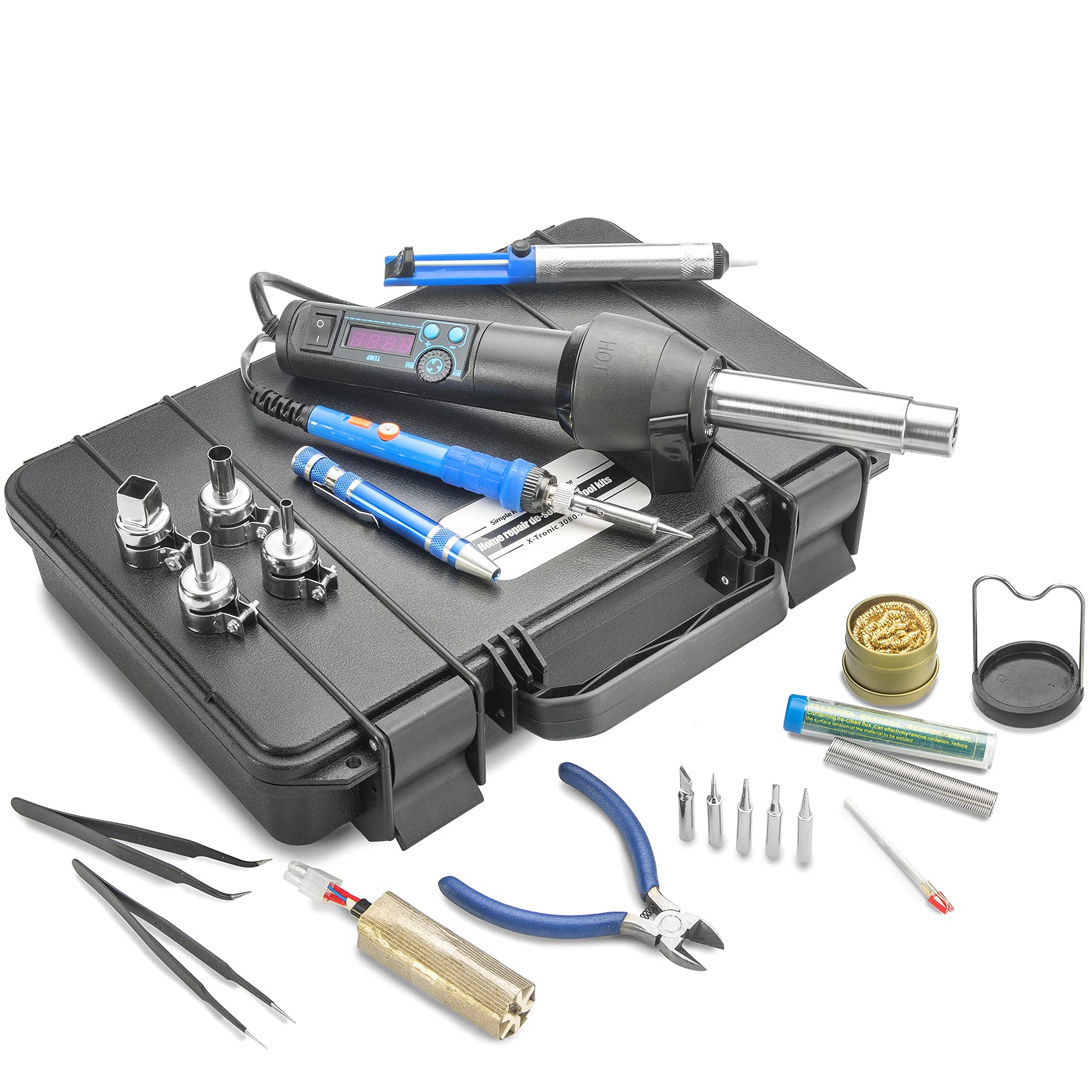 Buy XTronic 3080XR3 Soldering & Hot Air Rework Travel Kit • Complete