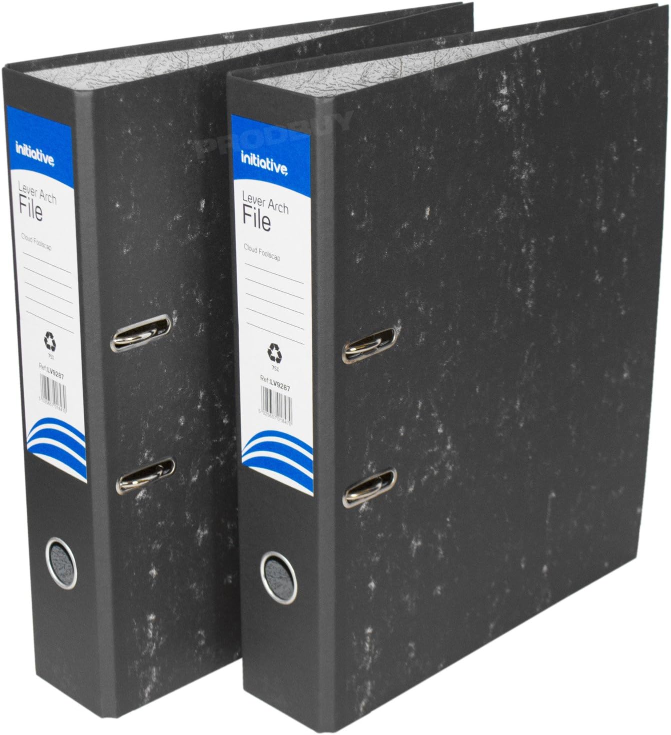 [Pack of 2] Cloud Foolscap Lever Arch Files 75mm Paper Storage Archive