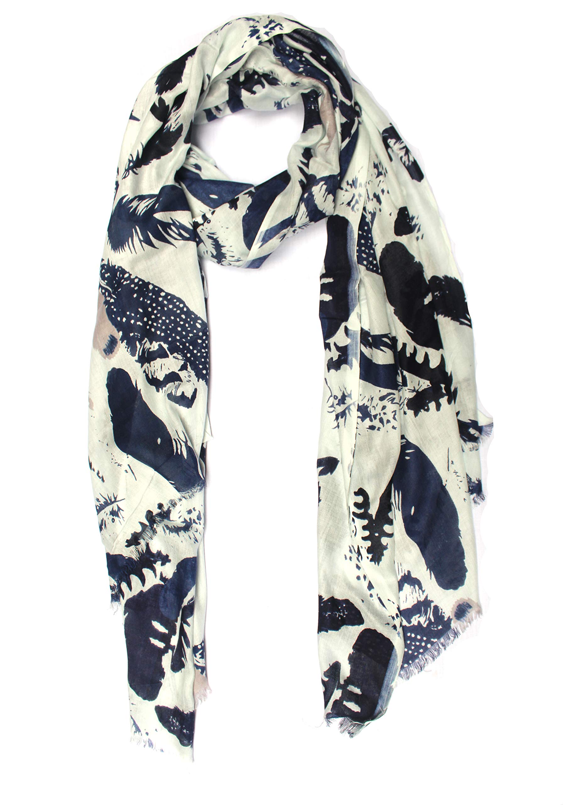 bratkrok WOMEN'S FLORAL PRINTED RAYON SCARF/SCARVES/STOLE FOR SUMMERS-picture-32