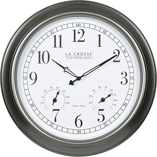 La Crosse Atomic Outdoor Clock