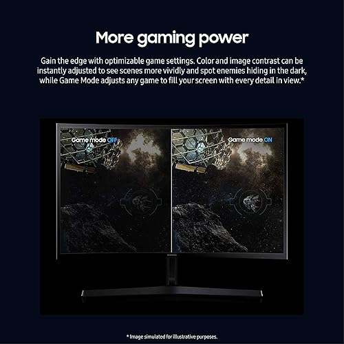 Miniatura 6 de SAMSUNG Monitor curvo AMD FreeSync de 27 pulgadas S36C 1800R 75Hz, negro