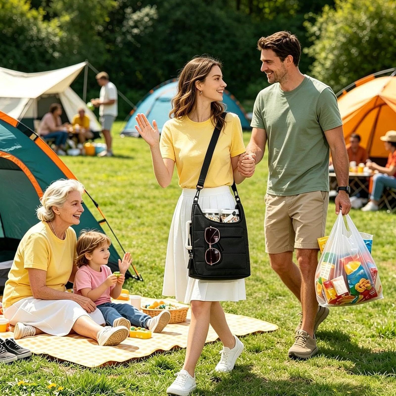 Wasserflaschenhalter mit Riemen, Schlinge mit Handytasche, Wasserflaschenhalter | Wasserflaschenhalter für Outdoor-Aktivitäten, Wandern, Camping, Fitnessstudio, Sport, Laufen, Reisen, Handy