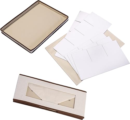 Miniatura 4 de Honey-Can-Do Paquete de 2 cajas de almacenamiento para vajillas o armario, natural SFT-09072 Natural