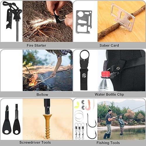 Miniatura 5 de Regalo para hombres papá marido accesorios de campamento para senderismo pesca caza aventura al aire libre