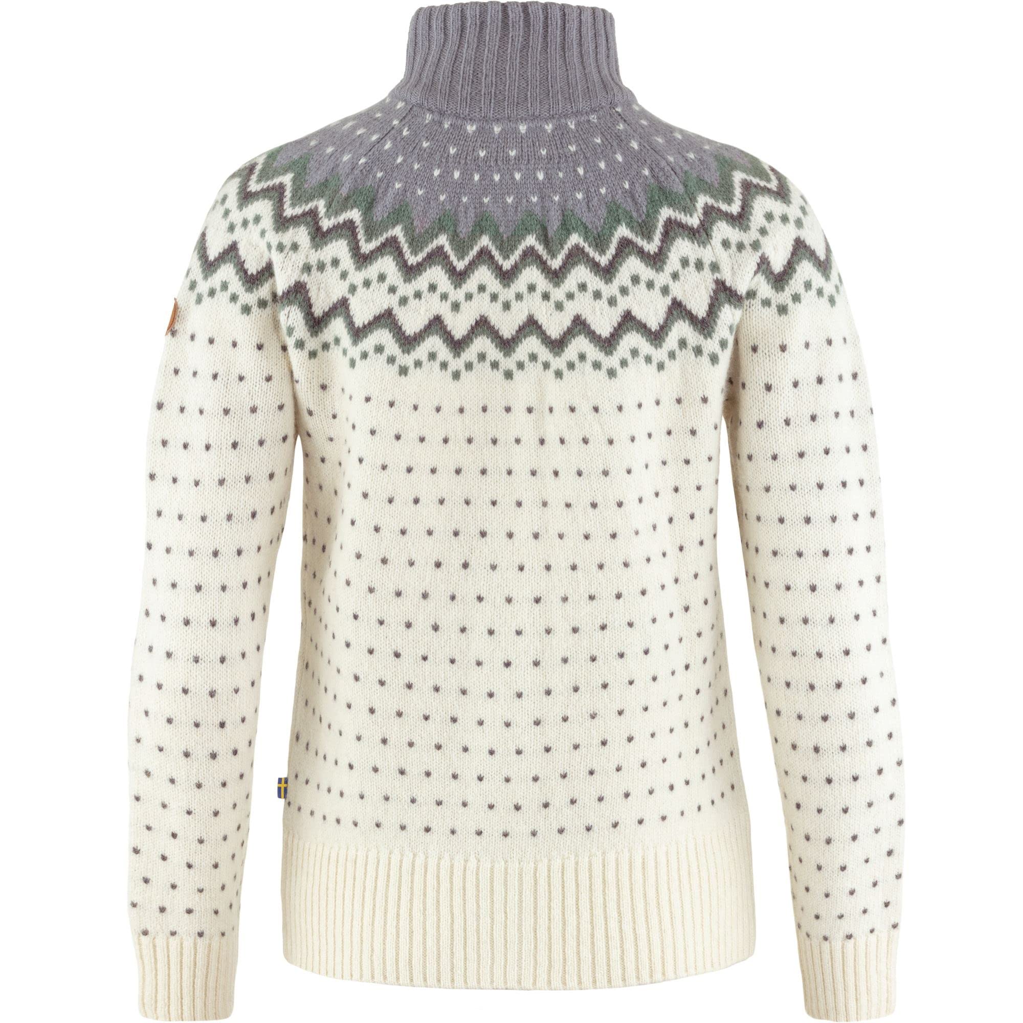 Fjallraven Damen Winter Cardigan mit V-Ausschnitt, Langarm, Orange, Strick, Groß, DE, Pullover