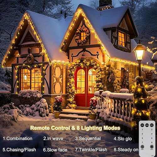 Miniatura 2 de ZAIYW 100 luces LED C9 de Navidad de 66 pies, alambre verde, luces LED comerciales de fresa, bombillas C9, tira de luz decorativa de Navidad para