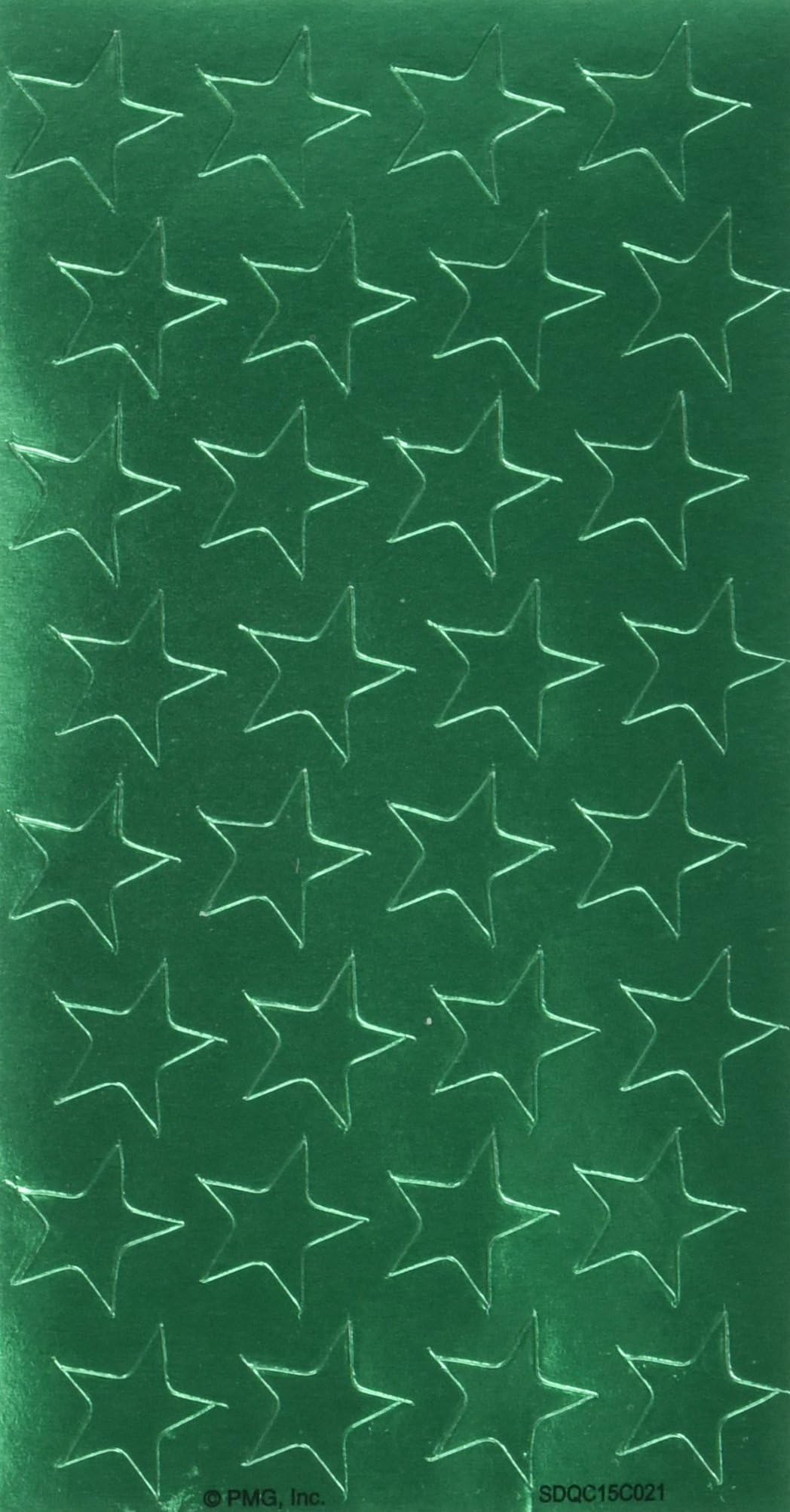Back to School Classroom Supplies, Presto-Stick Green Star Stickers, 1/2'', 250 pcs