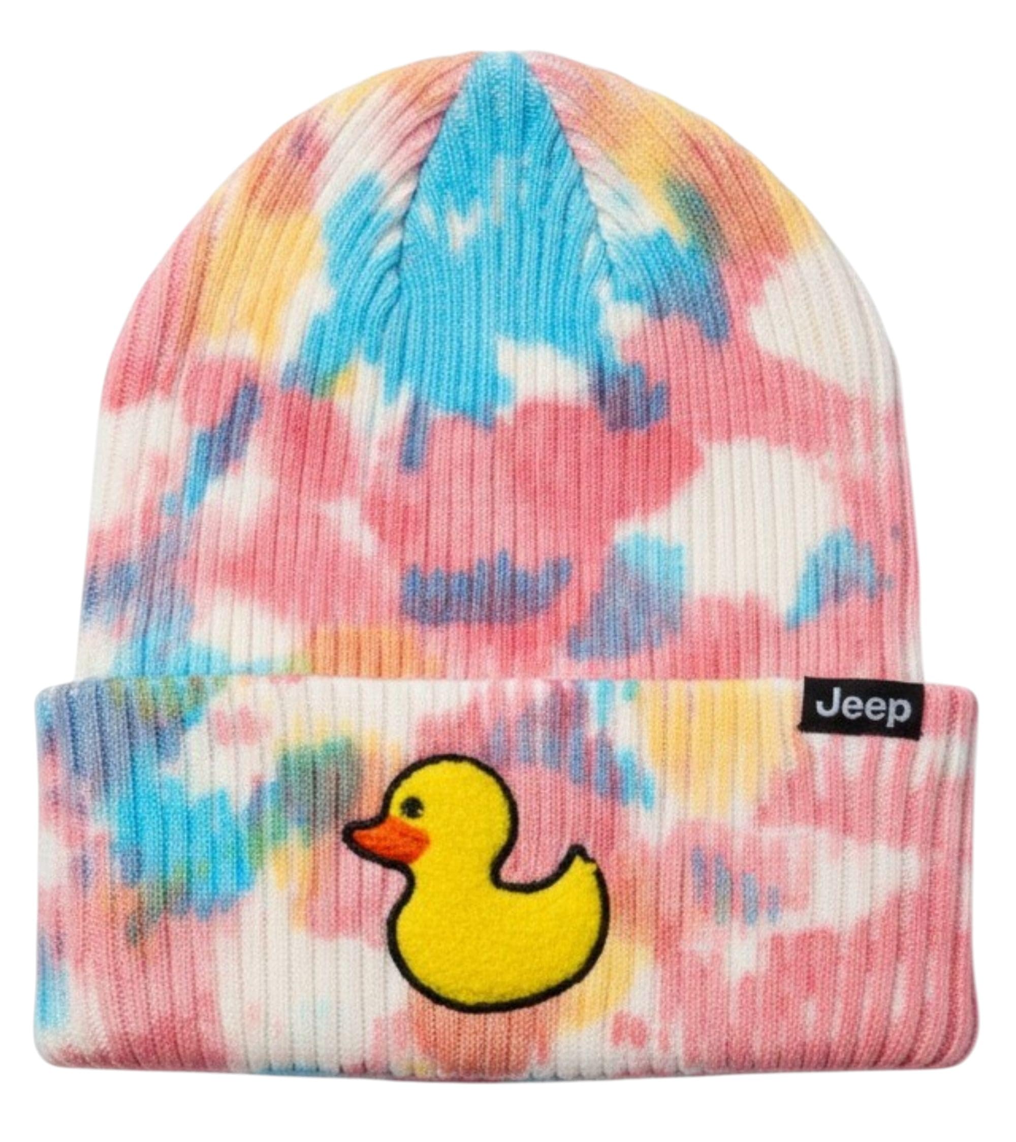 Bonnet Jeep en maille multicolore chaud et confortable taille unique - 5