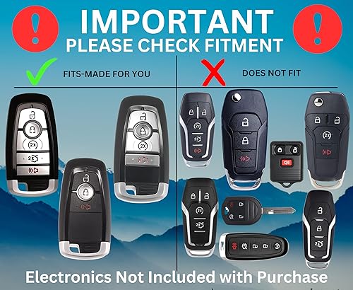 Miniatura 2 de Bronco - Funda para llavero  Accesorios F150 Raptor  Accesorios F250 F350 Maverick Ranger  Compatible con funda de llave Ford 3 4 5 botones  Guía de