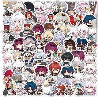 Collapse Star Rail Stickers, Set of 100, Waterproof, High Definition Image, Cute, Anime, Manga, MoE, Goods, Seal, Kids, Ca...
