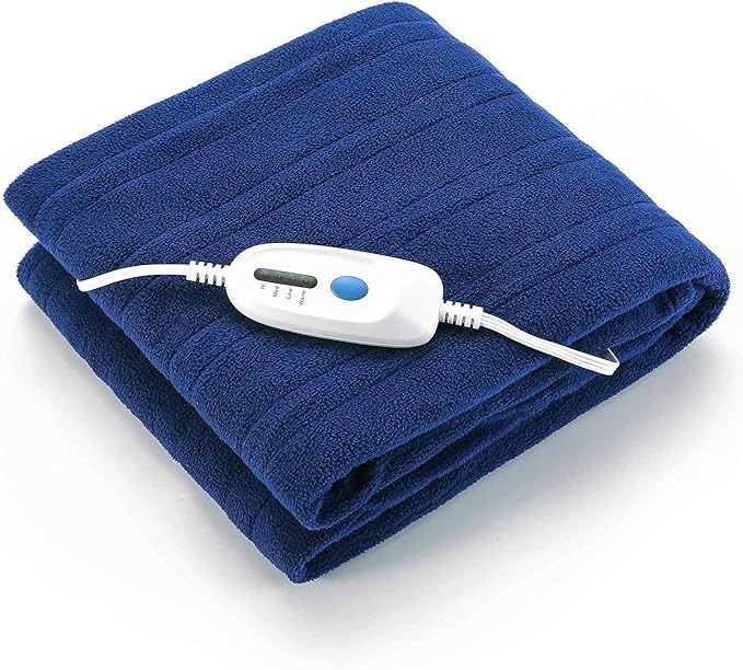 Review NB Electric Blanket Heated Throw 50 x60 Lightweight Cozy Soft Fleece, 4 Temperature Settings Fast-Heating with 3 Hours Auto Off, ETL Certified, Full Body Warming, Machine Washable, Home Office Use Review NB Electric Blanket Heated Throw 50 x60 Lightweight Cozy Soft Fleece, 4 Temperature Settings Fast-Heating with 3 Hours Auto Off, ETL Certified, Full Body Warming, Machine Washable, Home Office Use