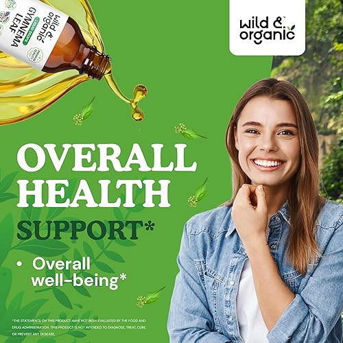 Miniatura 2 de Gymnema Sylvestre Extracto líquido  Suplemento orgánico de Gymnema Sylvestre  Gotas de Gymnema Sylvestre veganas, sin alcohol, 2 onzas líquidas