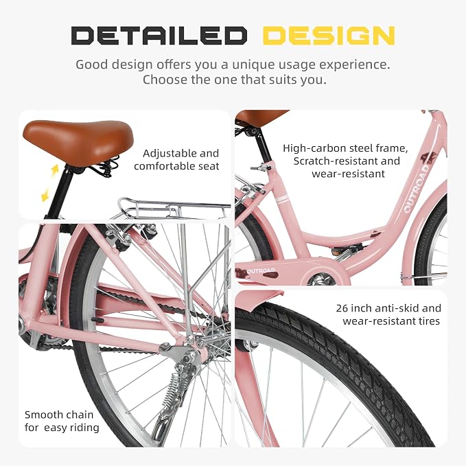 Bicicleta playera Omelaza 24 pulgadas para adulto miniatura 3