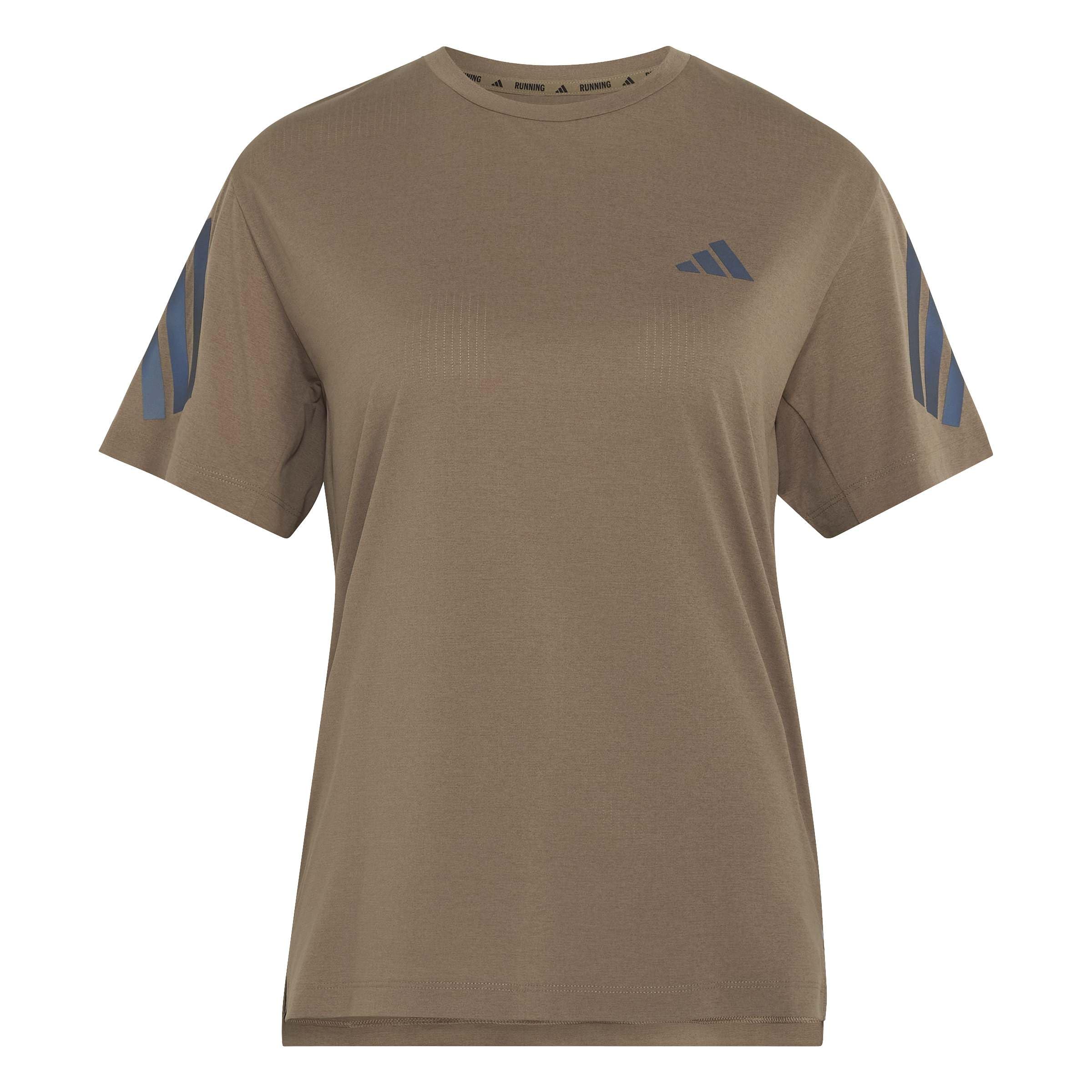 adidas Kobiety Adi365 Running Climacool Shirt, Khaki Six/black, XL