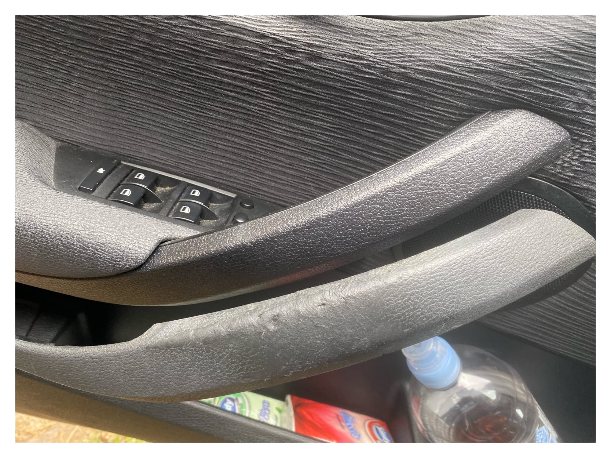 Maniglia porta interna Per BMW X1 E84 2010 2011 2012 2013 2014 2015 2016 Car Interior Door Handle Pannello Pull Trim Bracciolo Copertura di ricambio Maniglia Interna Porta ( Colore : Argento opaco