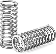 GUNGY Ressort de Compression 50mm Ressorts Compression en Acier Inoxydable Diamètre du Fil 2,2mm Diamètre Extérieur 20mm Force du ressort 8KG 4 Pièces