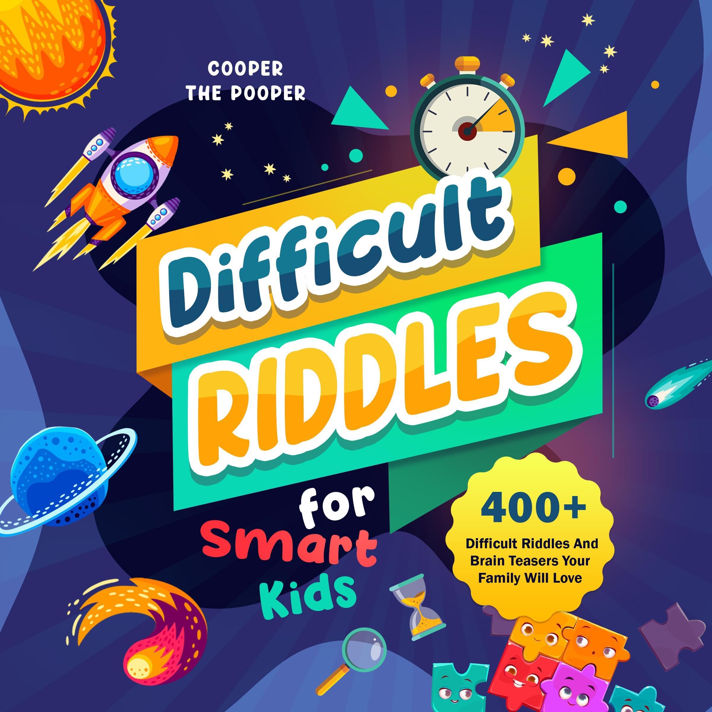 Cover art for Difficult Riddles for Smart Kids - Volume 1