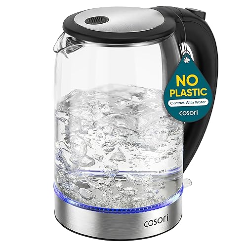 Cosori Electric Kettle, No Plastic Contact With Water, Wide Mouth
