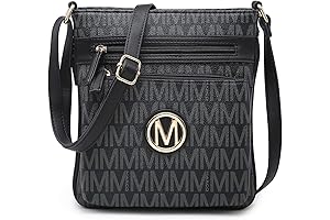 Trendy Monogrammed Crossbody Handbag