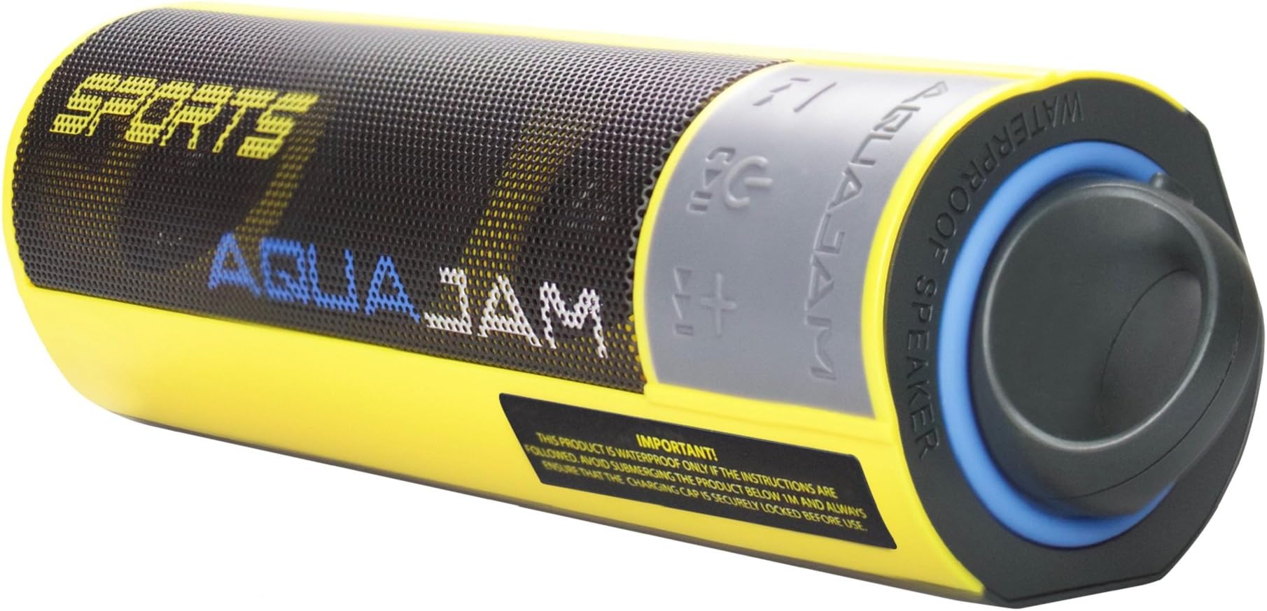 Portable Outdoor Bluetooth Speaker, AJ2 [Extreme Climate] Floating Wireless Waterproof Speaker, compatible with iPhone X / 10 and more *10 hour playtime* Mounts included (PC10188) – Yellow