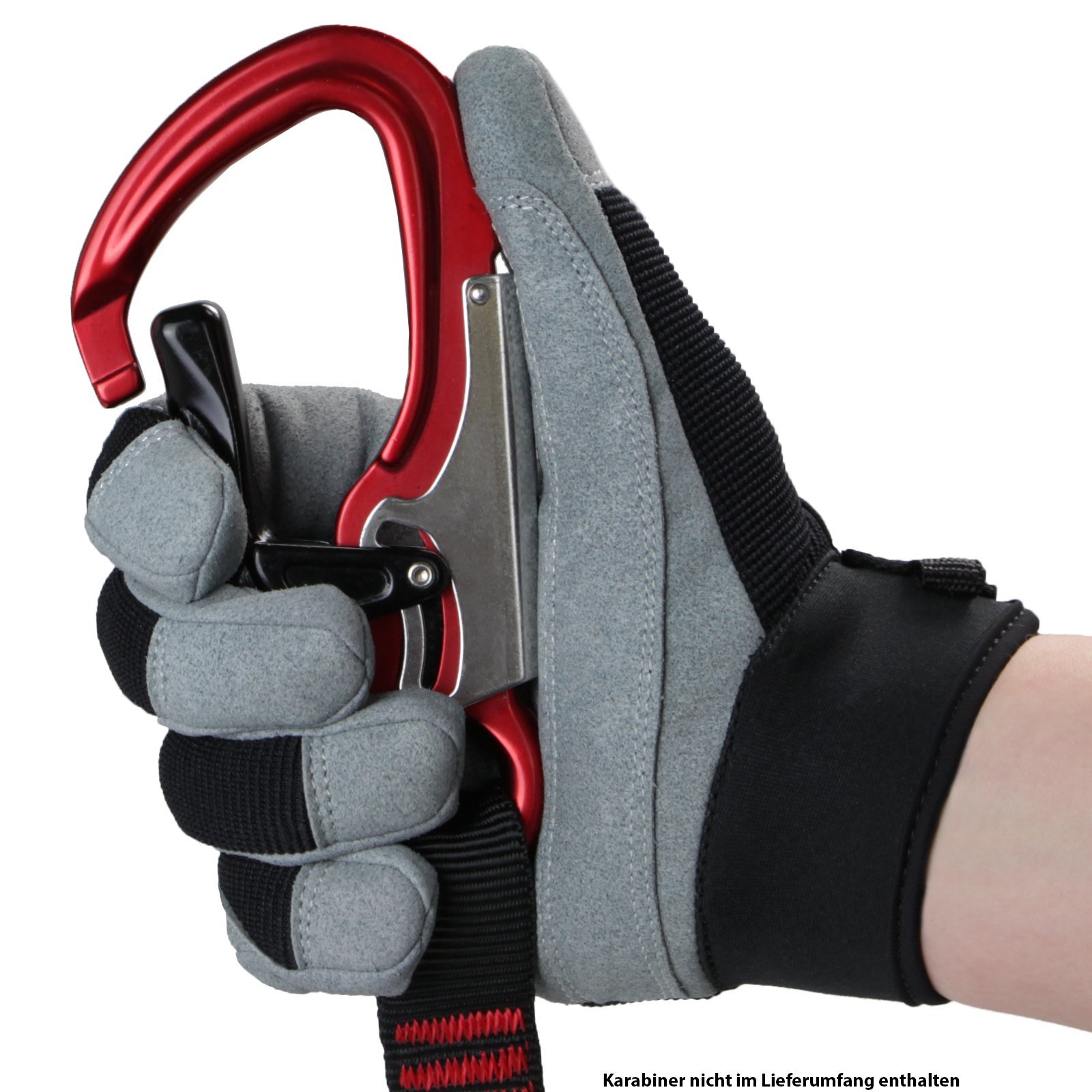 ALPIDEX Rękawiczki do wspinaczki uniseks Fullfinger rękawiczki do wspinaczki Full Finger Gloves Via Ferrata wszystkie palce zamknięte