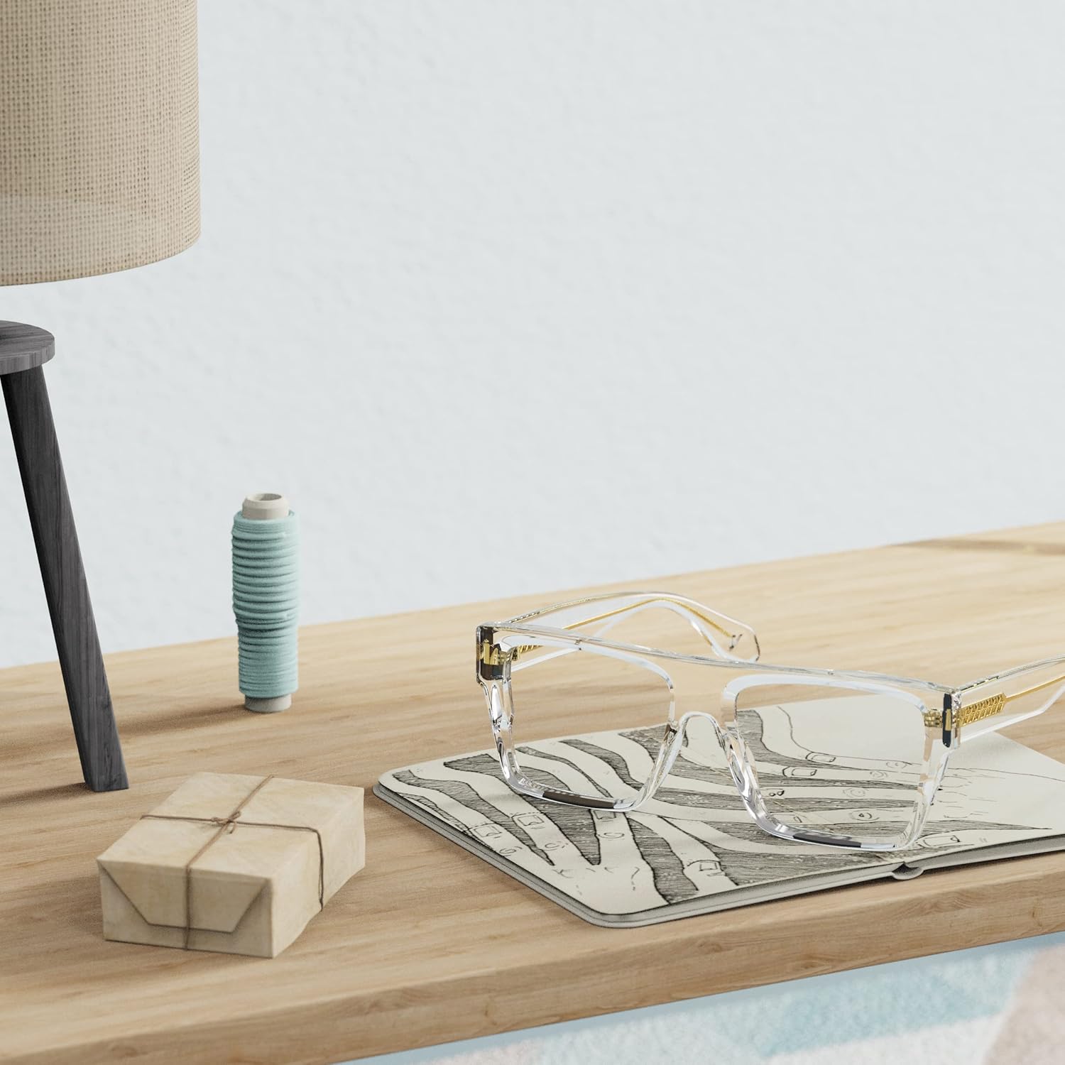 VISOONE Square Full Rim Blue Light Blocking Glasses Large Fashion Computer Multi Colors Eyeglass Frame Women Men ALBA - Image 4