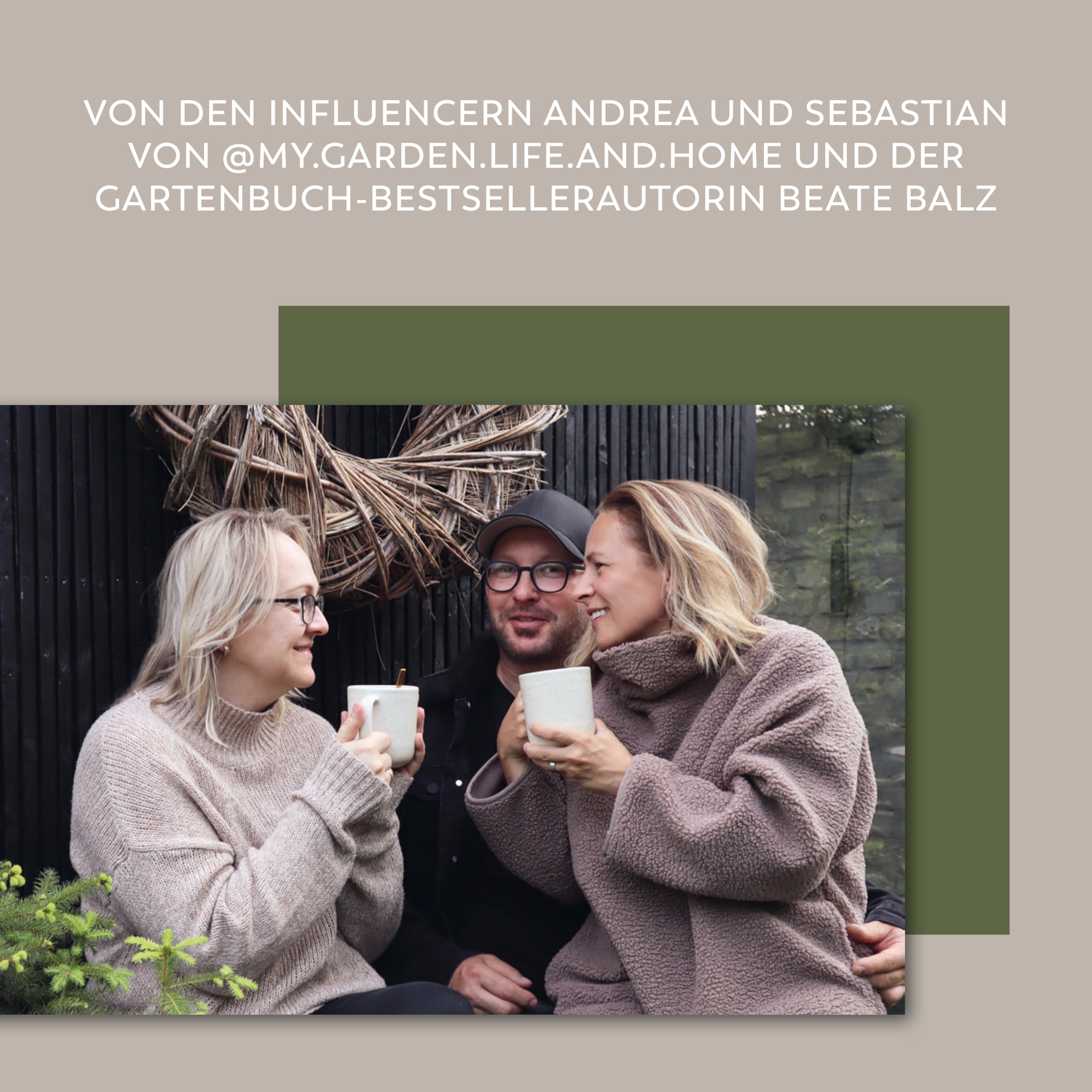 Zuhause im Skandi-Garten. Inspiration, Dekoideen und Rezepte von Januar bis Dezember: Beate Balz zu Gast bei Andrea Schliep und Sebastian Streich